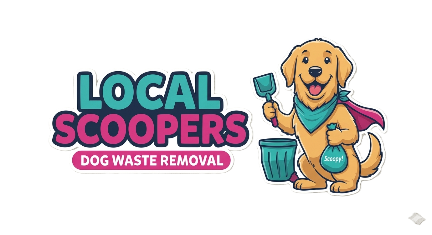 Local Scoopers Dog Waste Removal Logo | Upstate SC