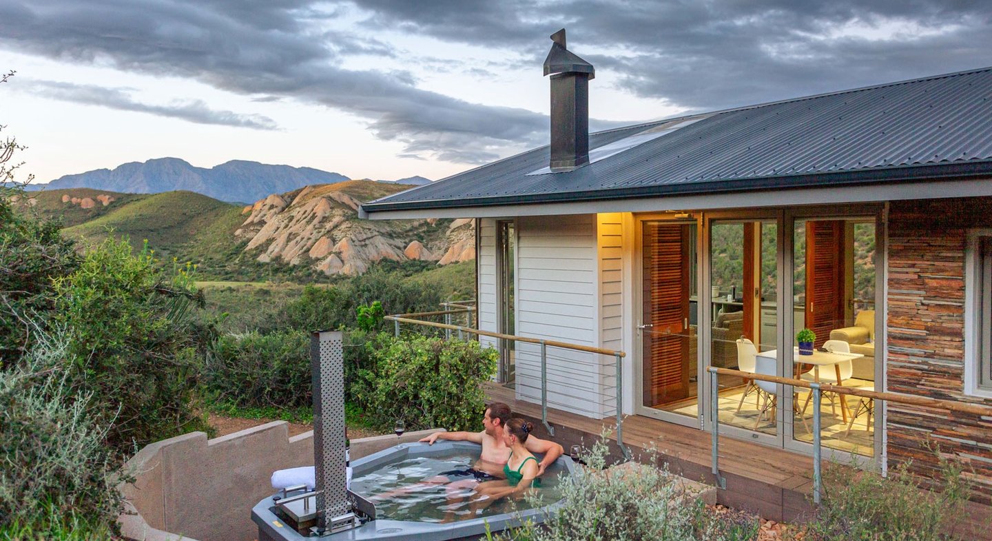 Landrani farm stay in the Karoo with eco cottages