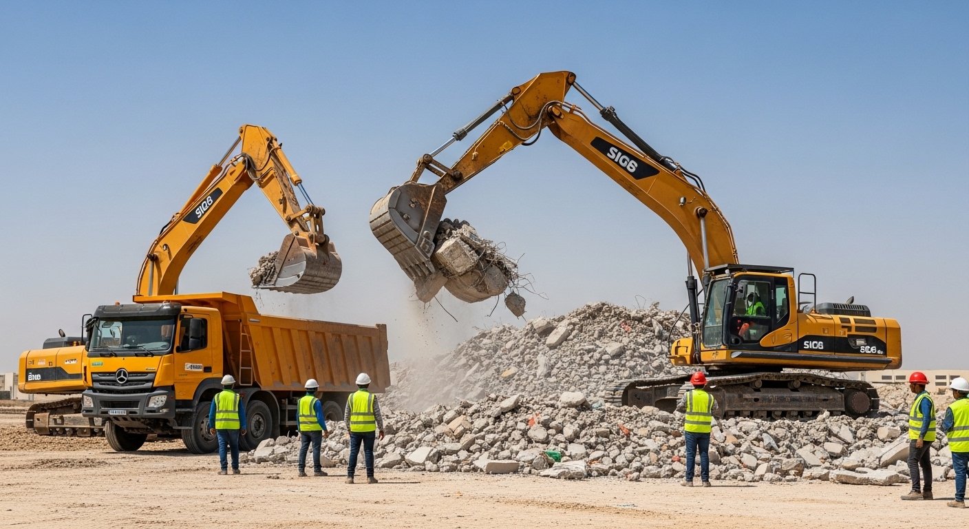 مقاول هدم وتكسير بالدمام