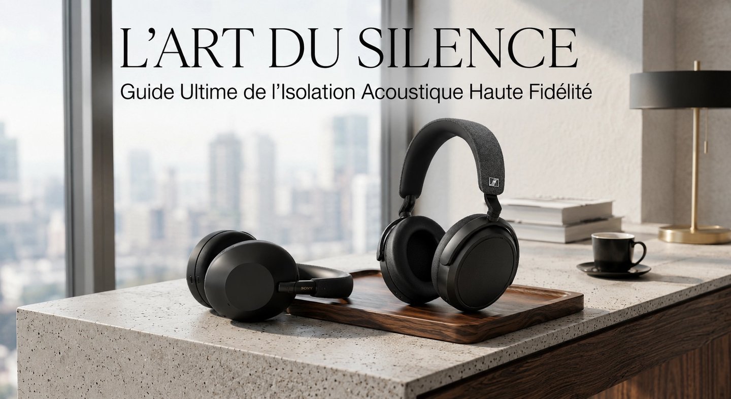 Comparatif de casques audio haut de gamme – isolation acoustique.