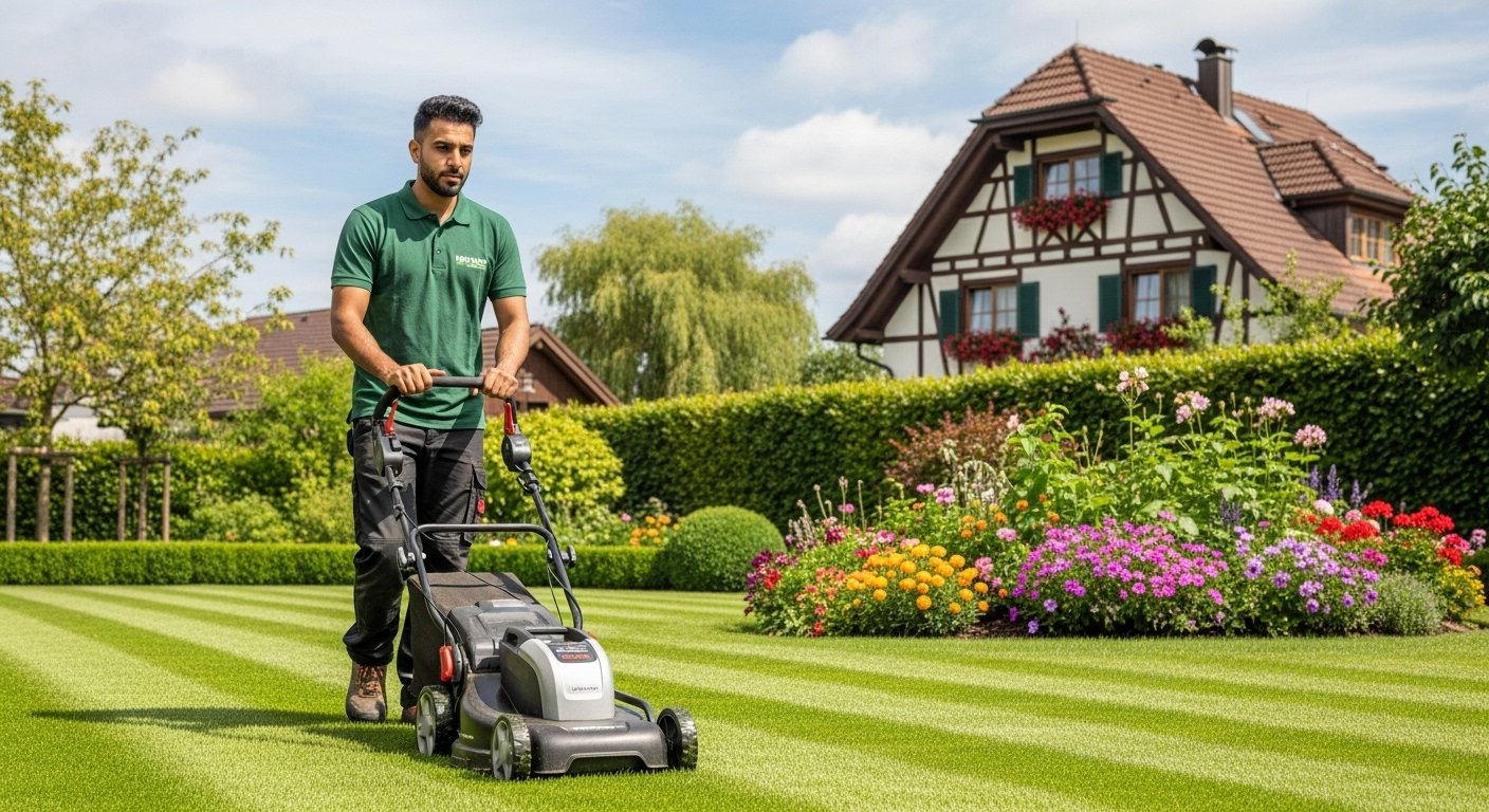 Gartenpflege in Eschenbach – Rasenpflege, Heckenschnitt und saubere Grünflächen.