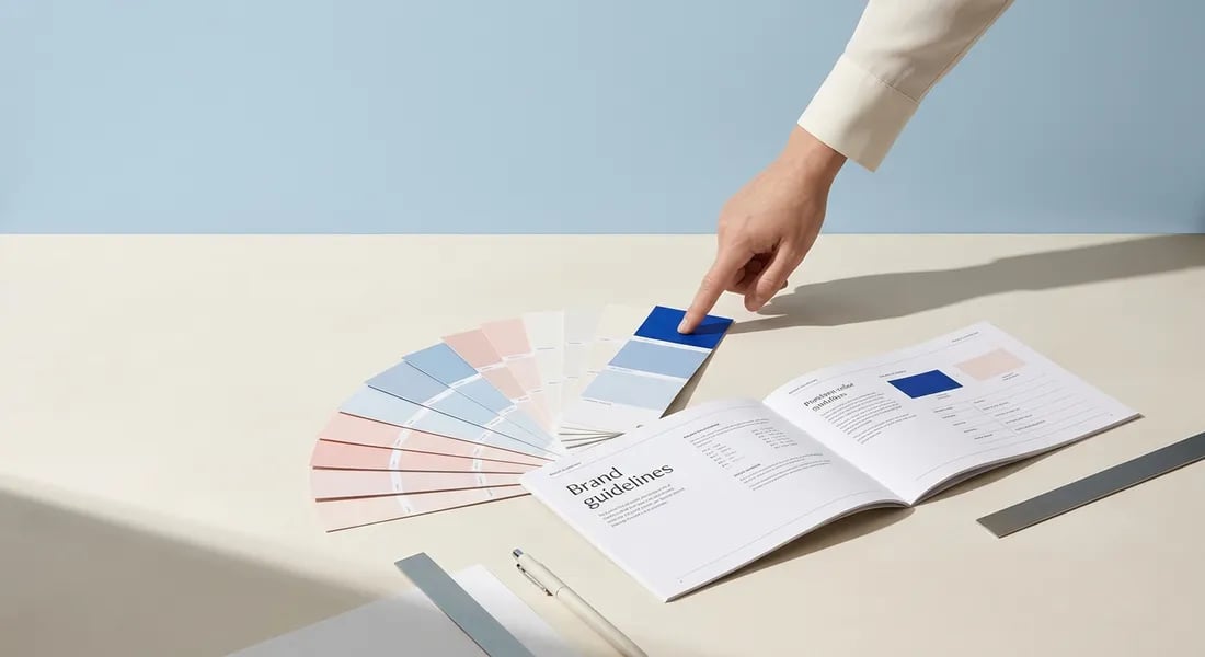 Progetto di brand identity per PMI, sistema visivo completo con logo palette e brand manual