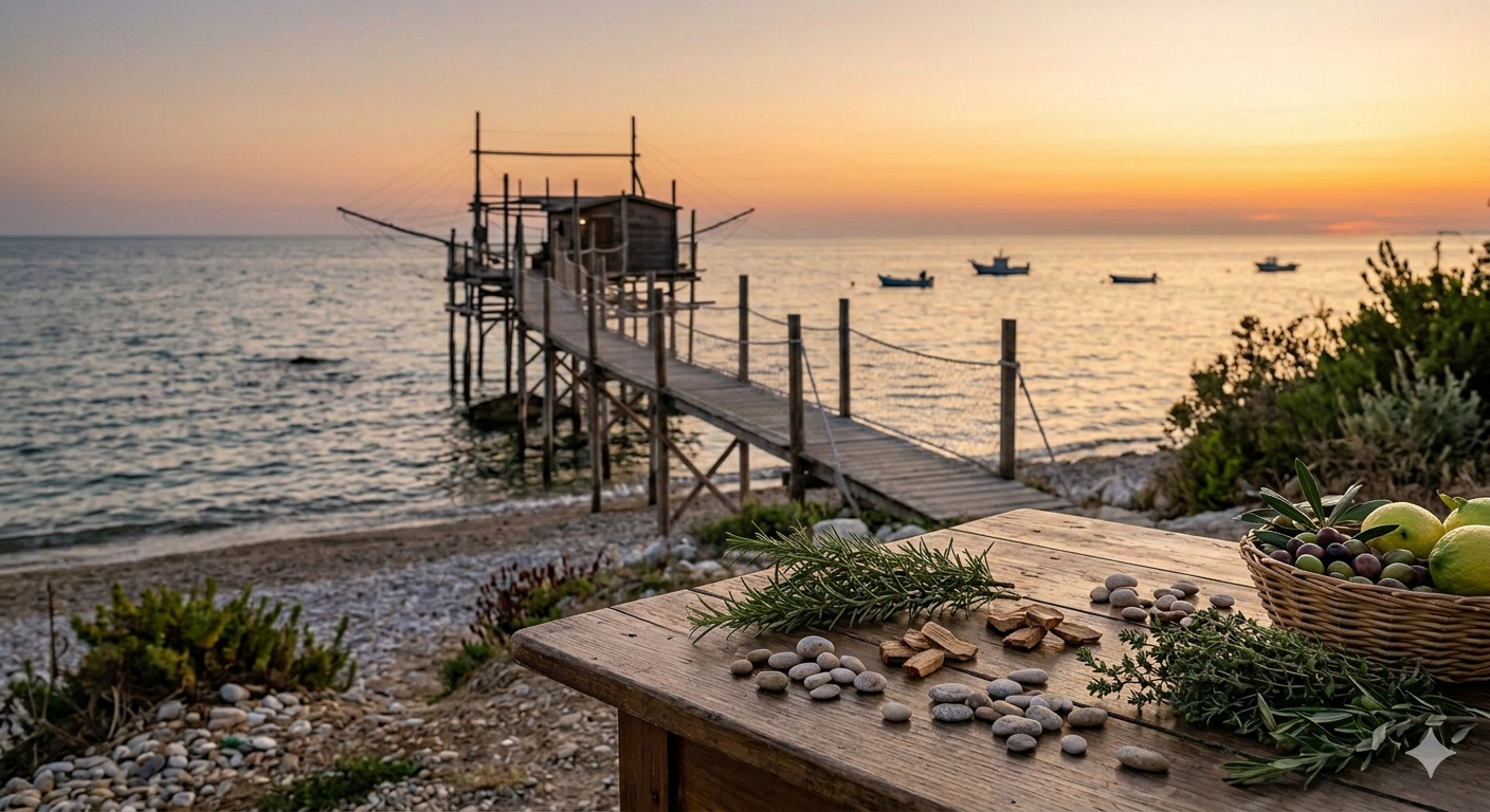 Profumi per la casa e souvenir di Officina Auramaris sulla Costa dei Trabocchi
