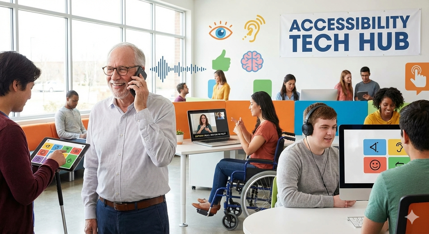Accessibility Tech Hub. No one should left behind. Alternatives Exist