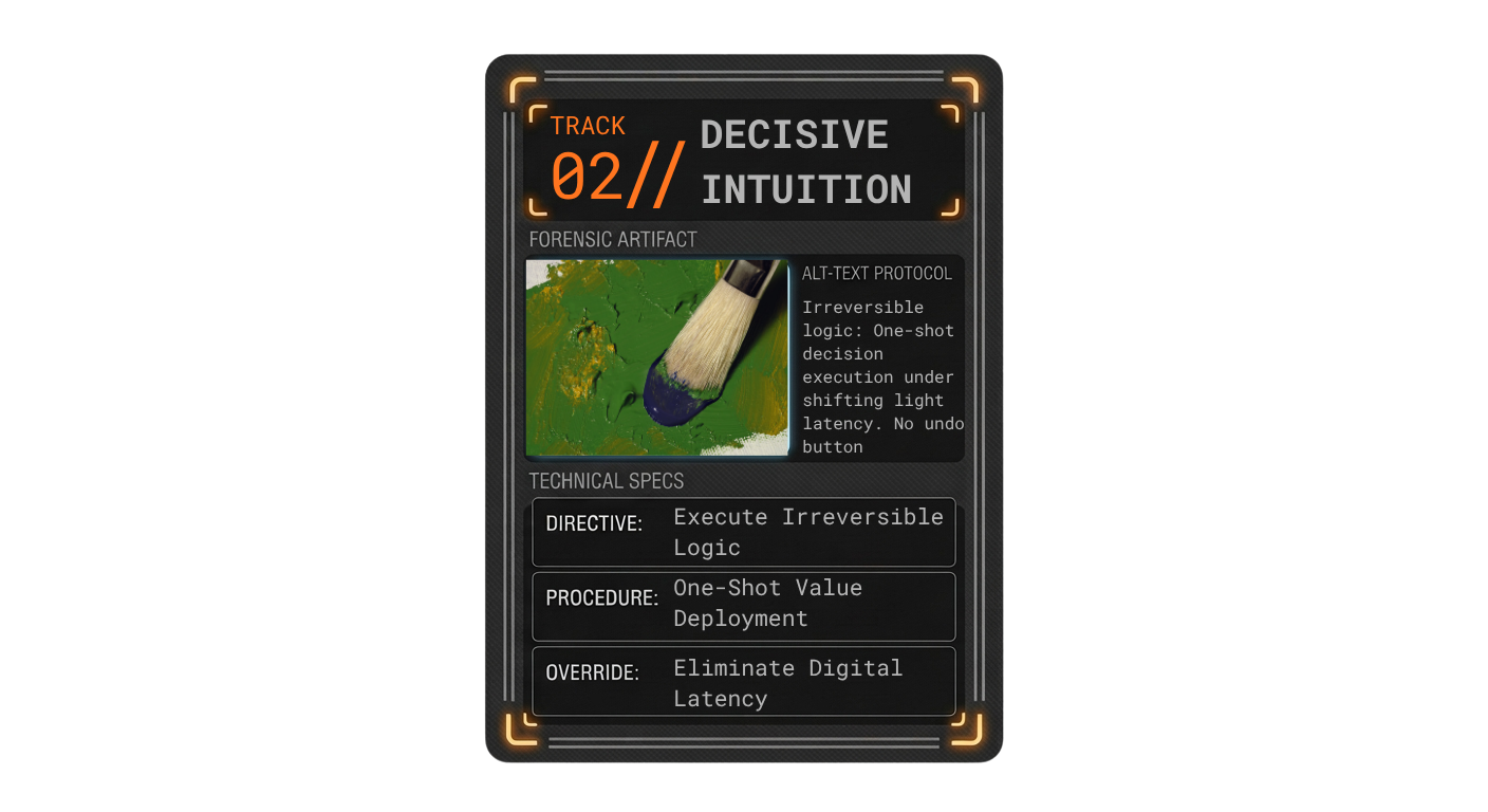 Irreversible logic: One-shot decision execution under shifting light latency. No undo button