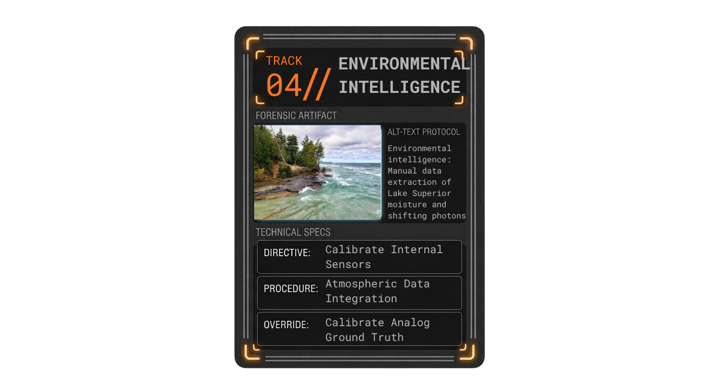 Environmental intelligence: Manual data extraction of Lake Superior moisture and shifting photons