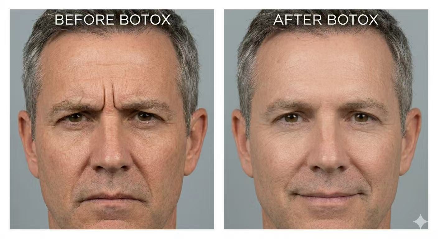 Botox Results: Frown Lines