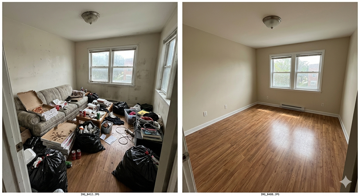 Move out apartment junk removal and cleanout service in Tampa Bay Florida