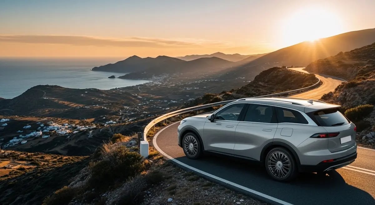 Exclusive luxury SUV for VIP island tours and private transfers in Sifnos