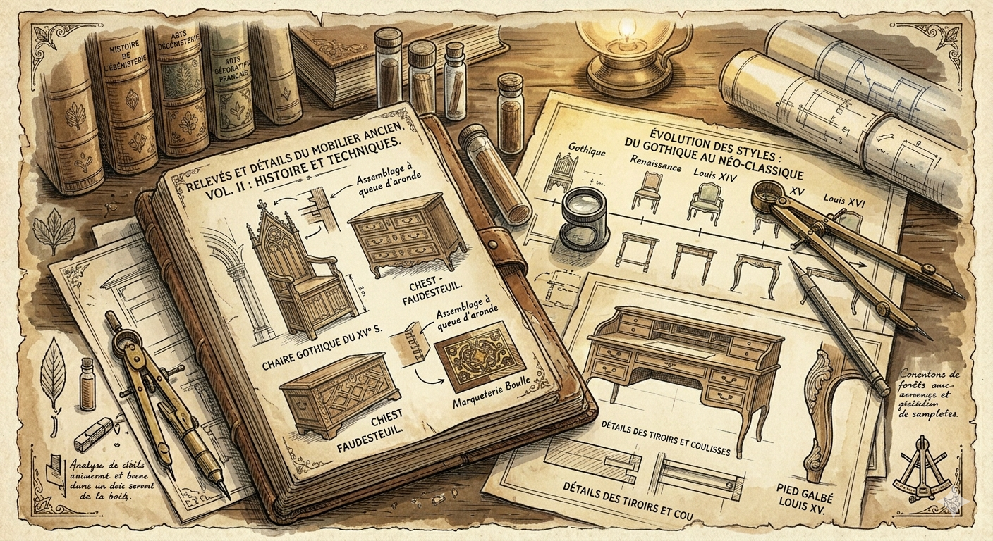Recherche sur l'histoire et le style d'un meuble ancien