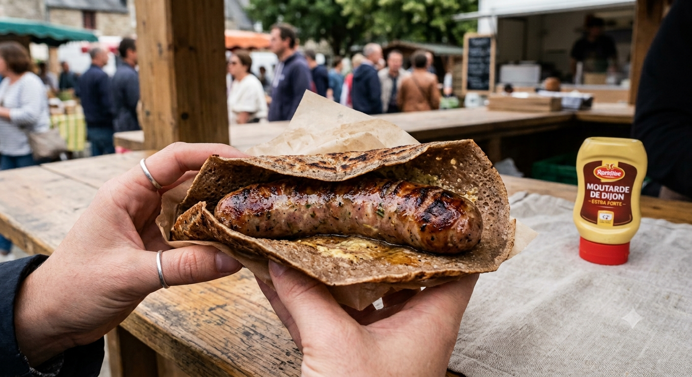 galette saucisse artisanale