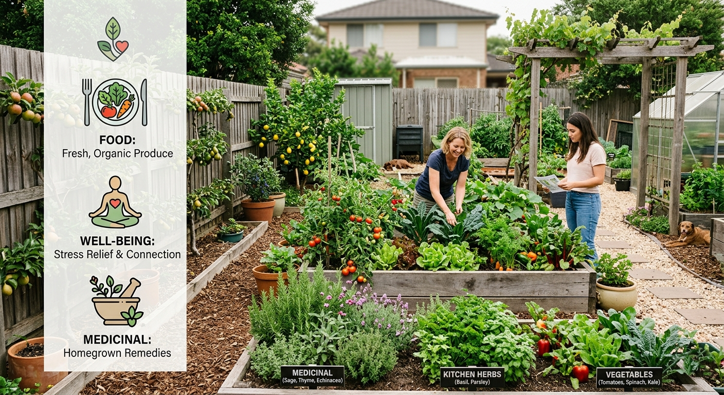 Growing your own Food is important for food and health
