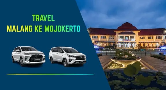 Travel Rahayu Malang rute Malang ke Mojokerto pakai mobil Avanza putih dan foto Balai Kota Malang