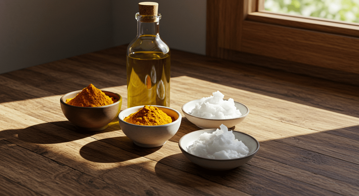 Jabón 100% Natural de Curcuma y Aceite de Olivo Antioxidante y Revitalizante