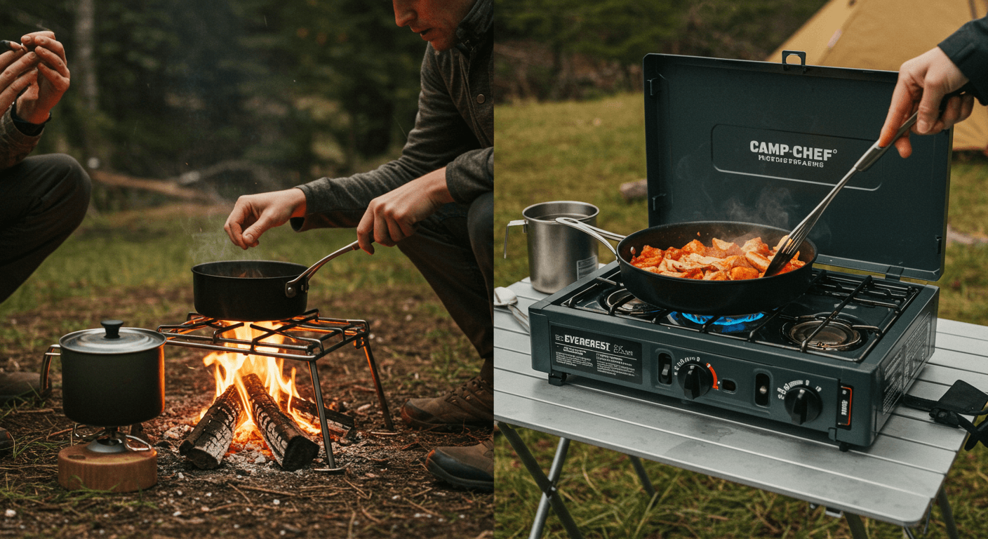The importance of having the right gear for easy camp cooking