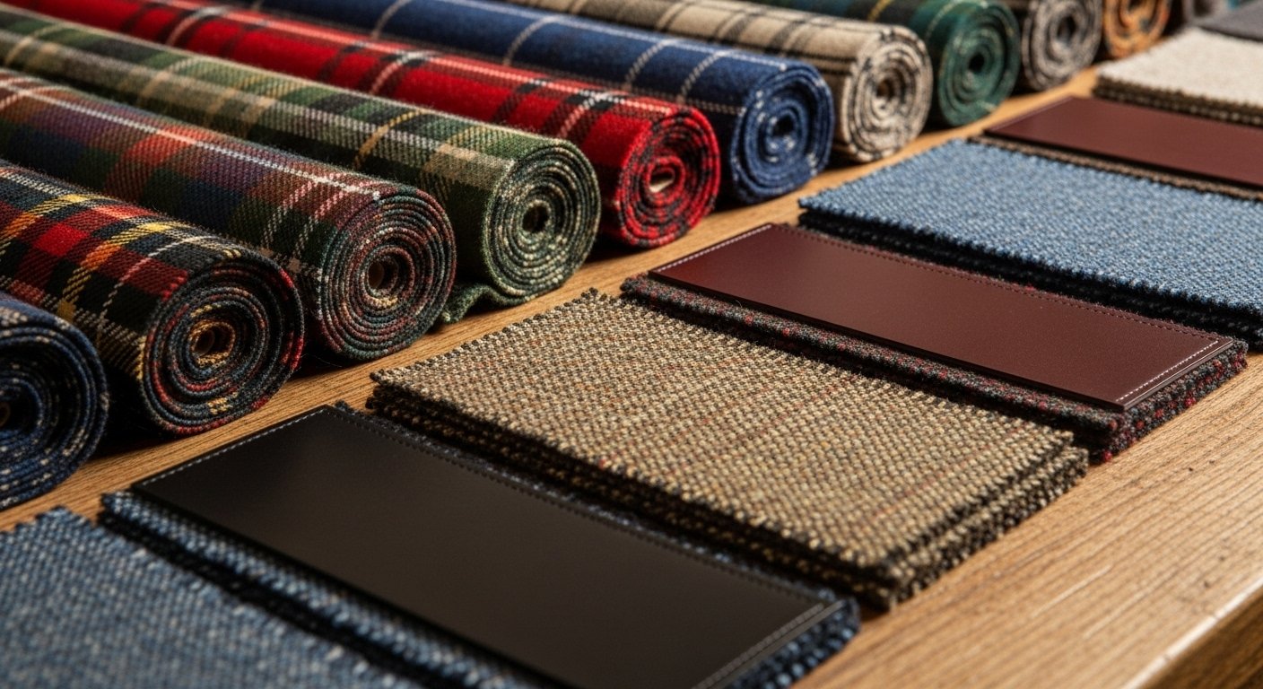 True Scottish wear starts with exceptional materials.
