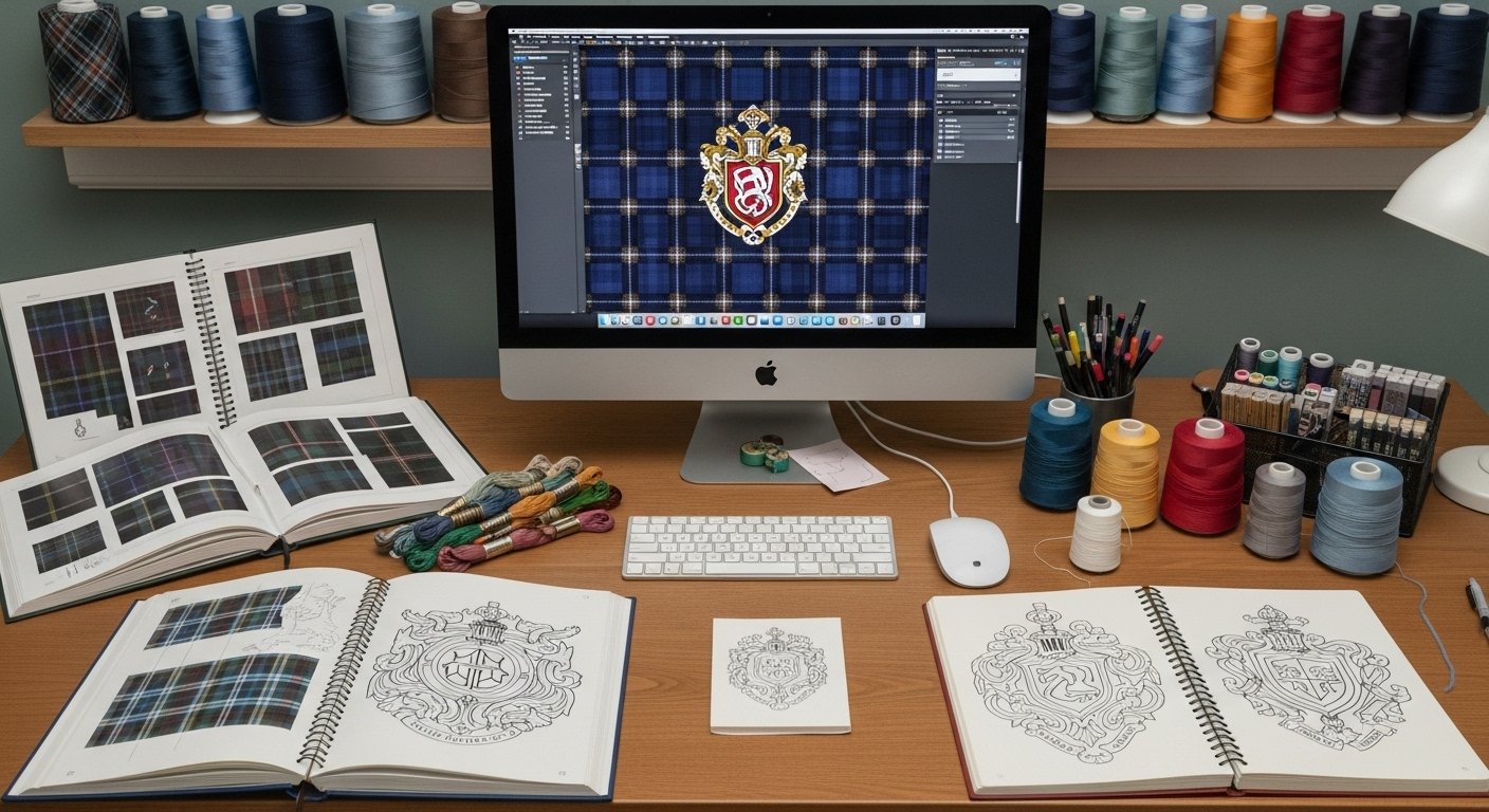 Custom Orders Behind every kilt or regalia item lies meticulous research and artistic design. 