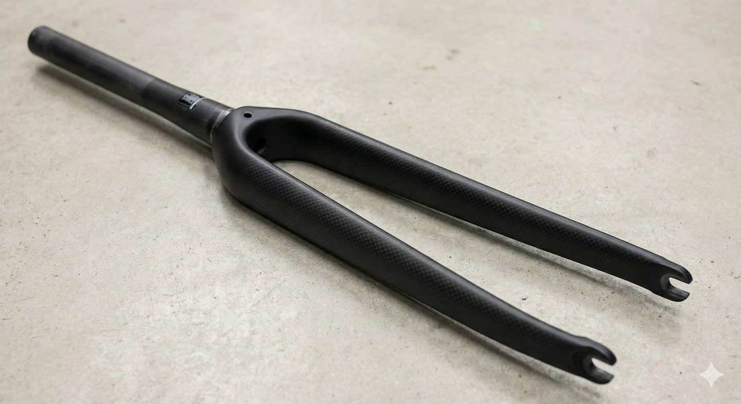 Carbon fibre bike forks for NDT assessment