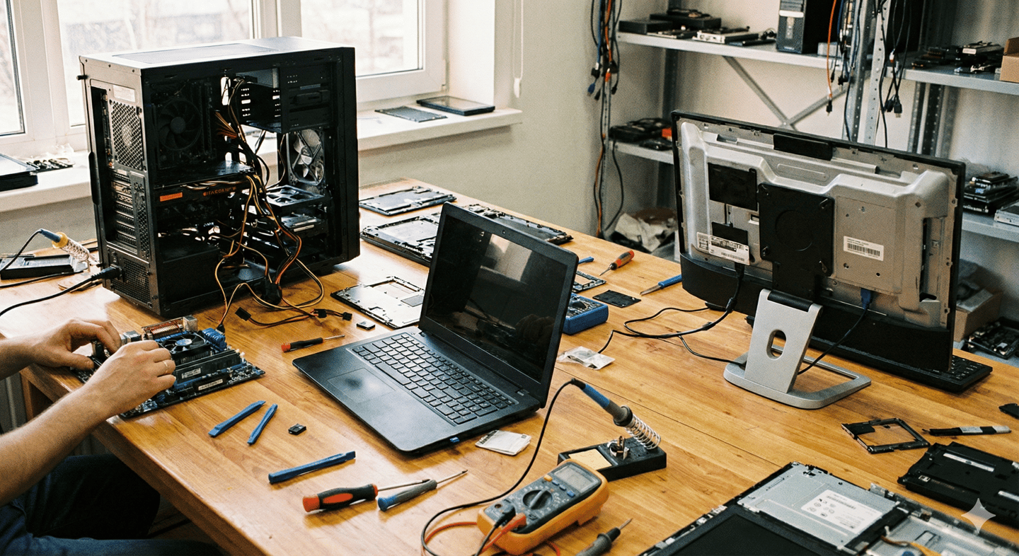Serwis komputerowy, naprawa komputerów i laptopów