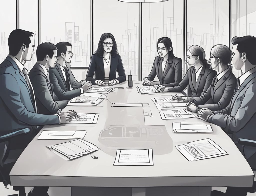 Illustration of a handshake symbolizing collaboration between data stewards and IT professionals.