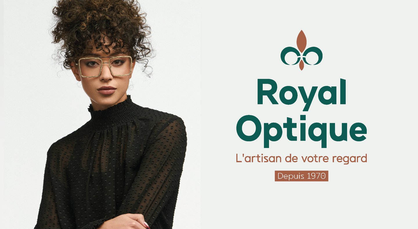 Logo - identité visuelle - Opticien - Royal Optique - Orléans - Amy Atelier Graphique
