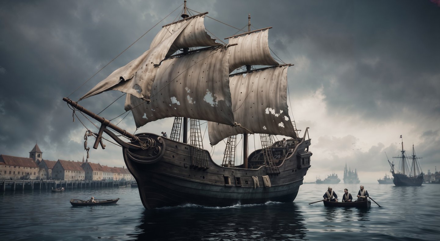 Ghost Ships Bring the Sick and Dying