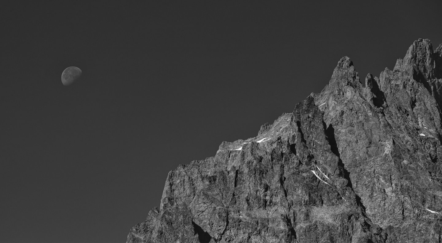 Crète de la roche Méane dans le par des Ecrins