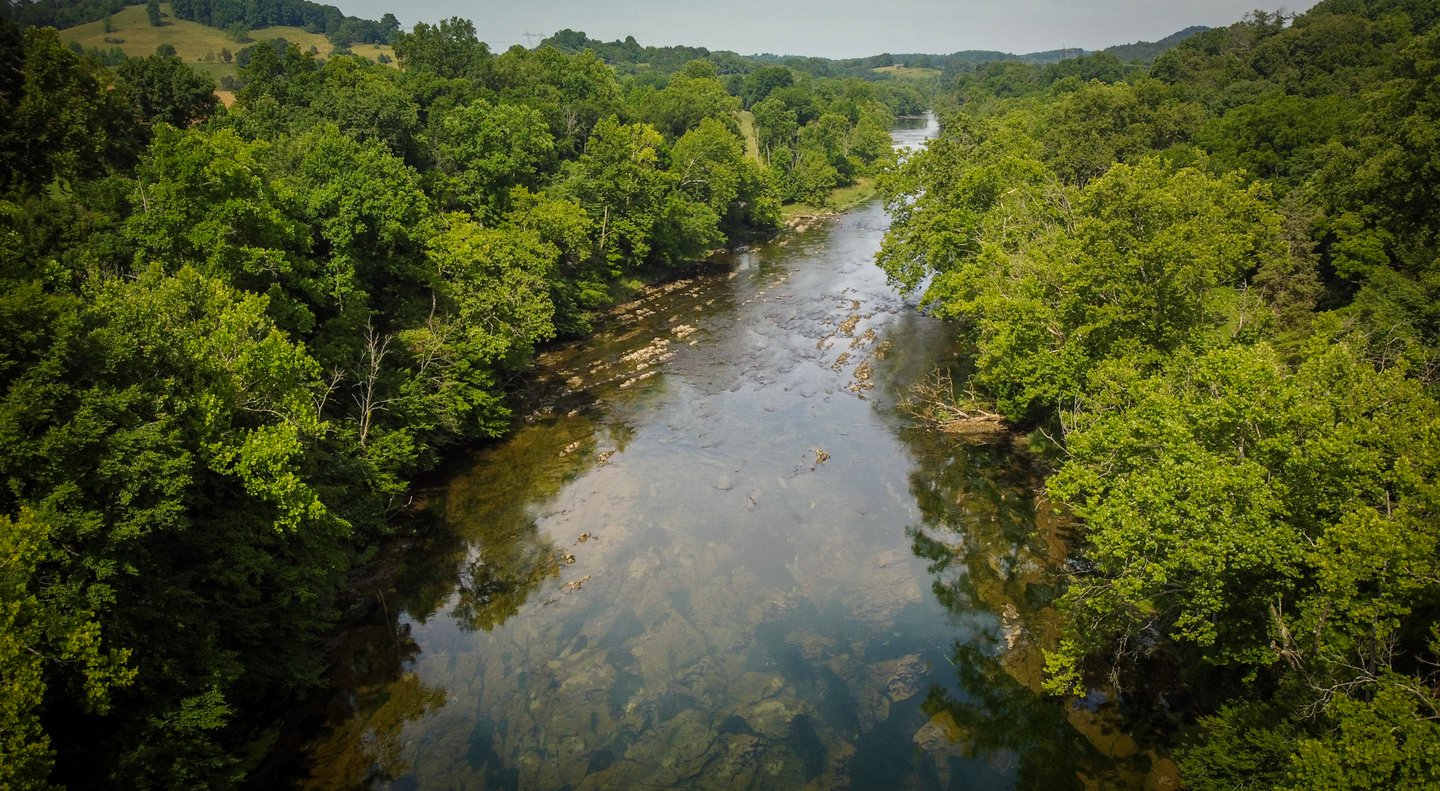 Big Springs Road on the South Holston River.