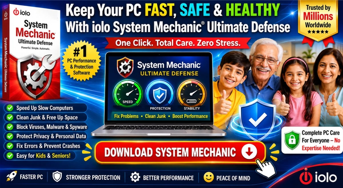 Free Download System Mechanic, the Ultimate Personal Computer Care and Computer Repair software