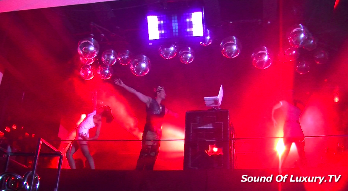 Raphael Pathe performing on stage