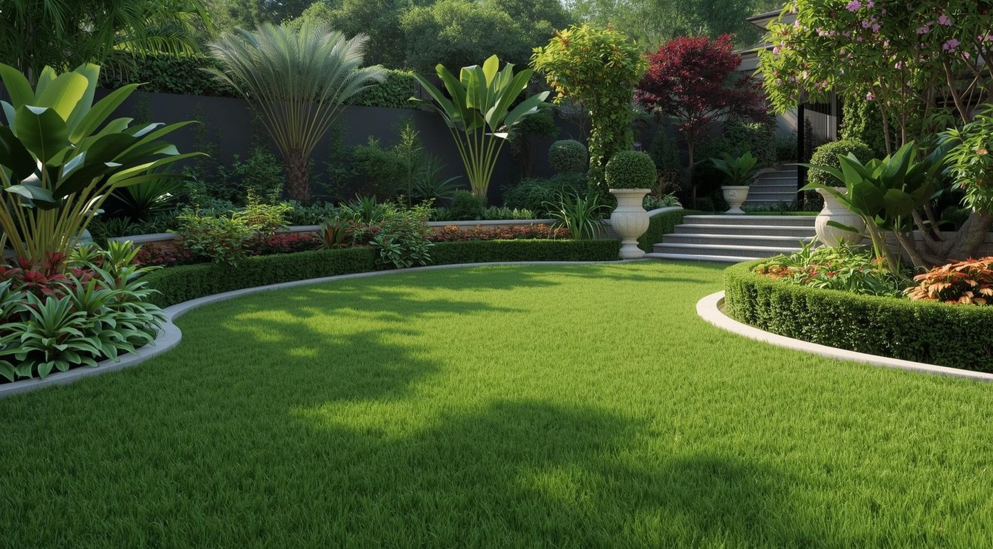 lawn grass landscaping in Andhra Pradesh
