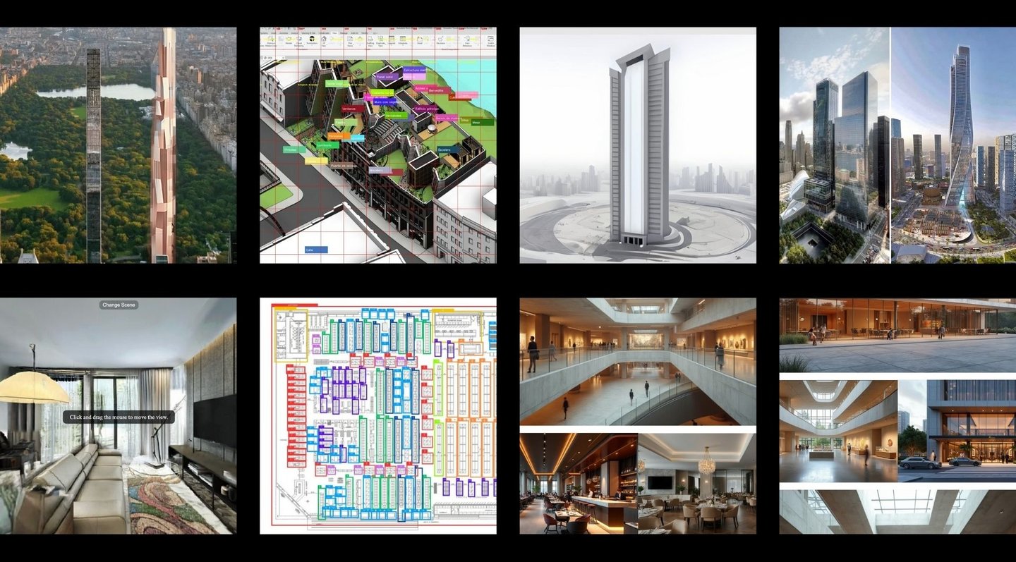 Diagrama de automatización en arquitectura con inteligencia artificial y modelos de lenguaje