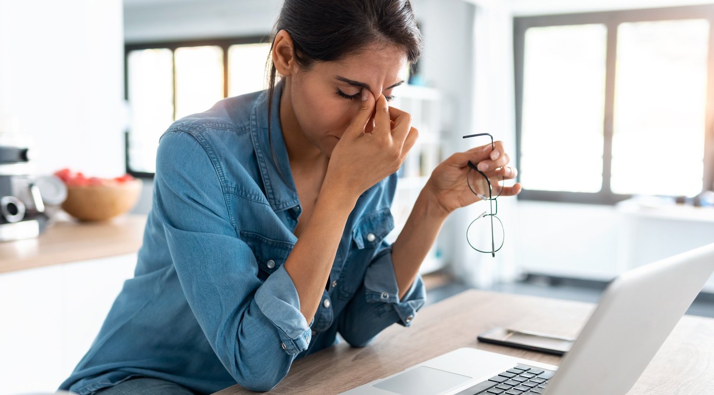 Woman Stressed out event planning