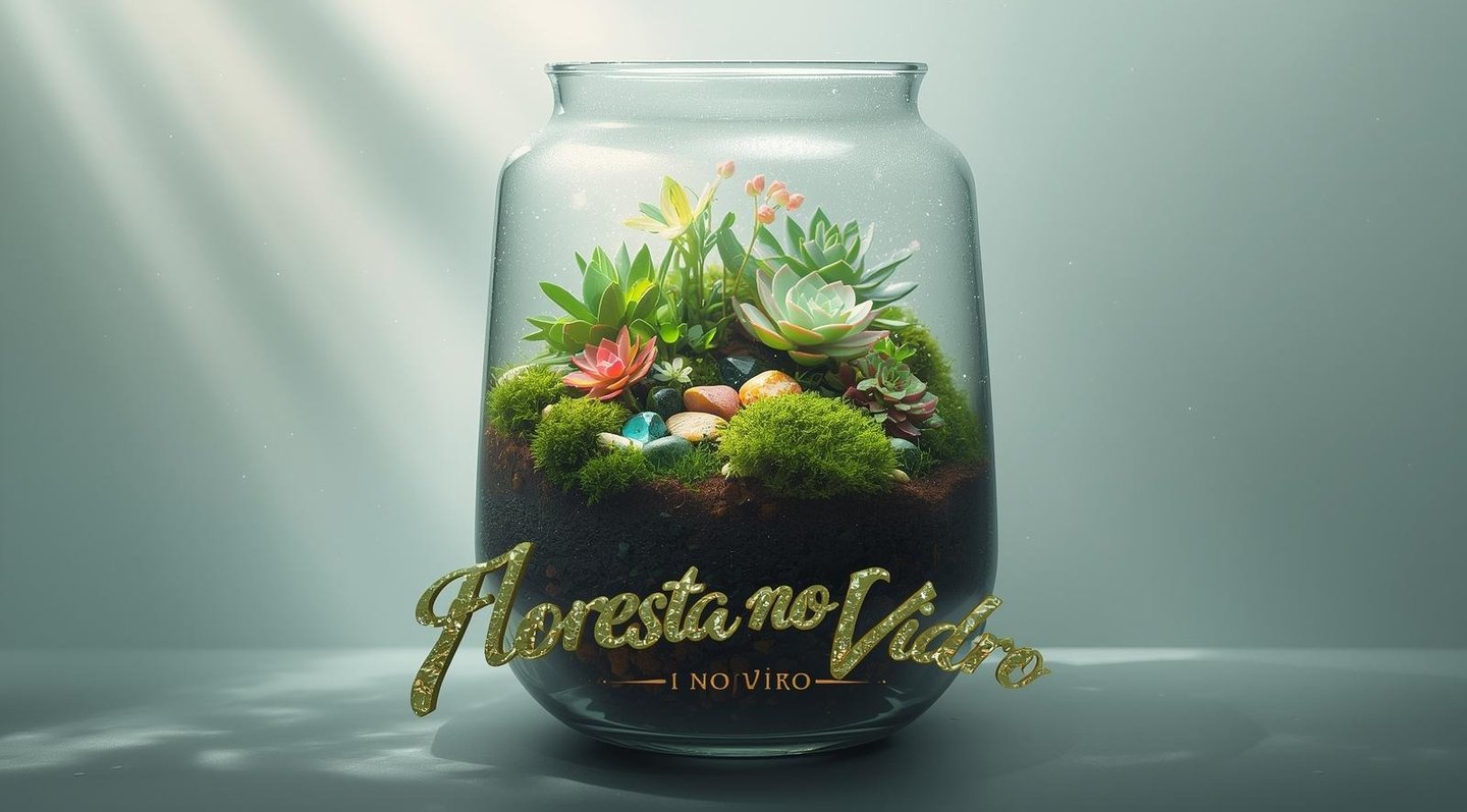 O Floresta no Vidro nasce das mãos de Kaynan Oliveira, o artesão que transforma vidro em floresta, e