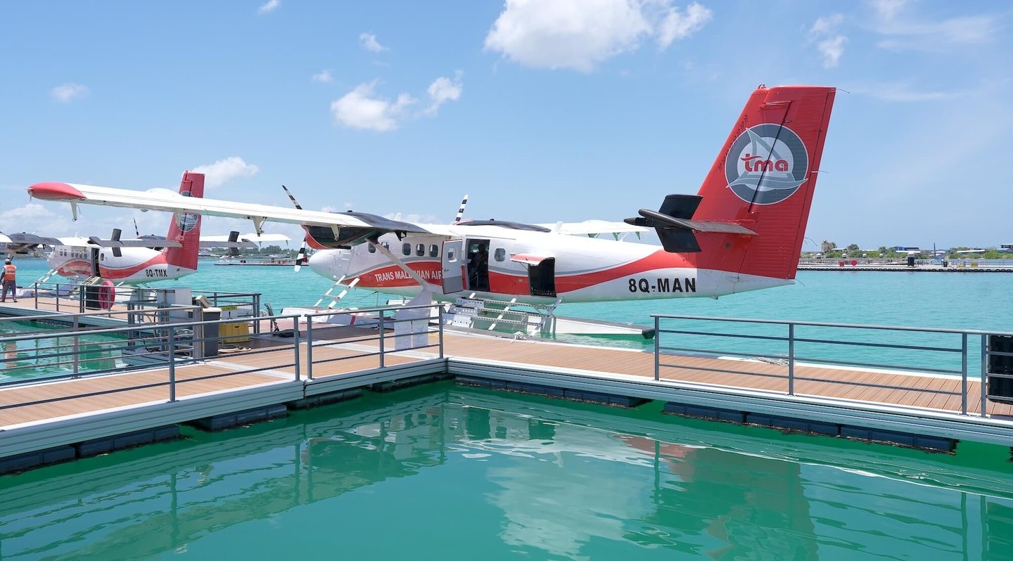 Hurawalhi Maldives seaplane terminal
