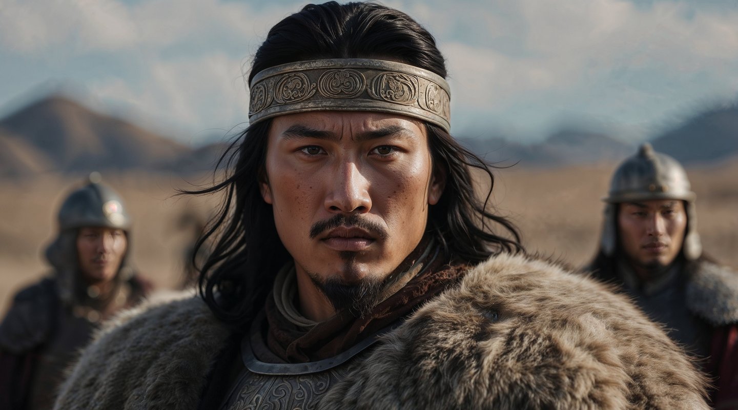 Genghis Khan, the newly crowned emperor