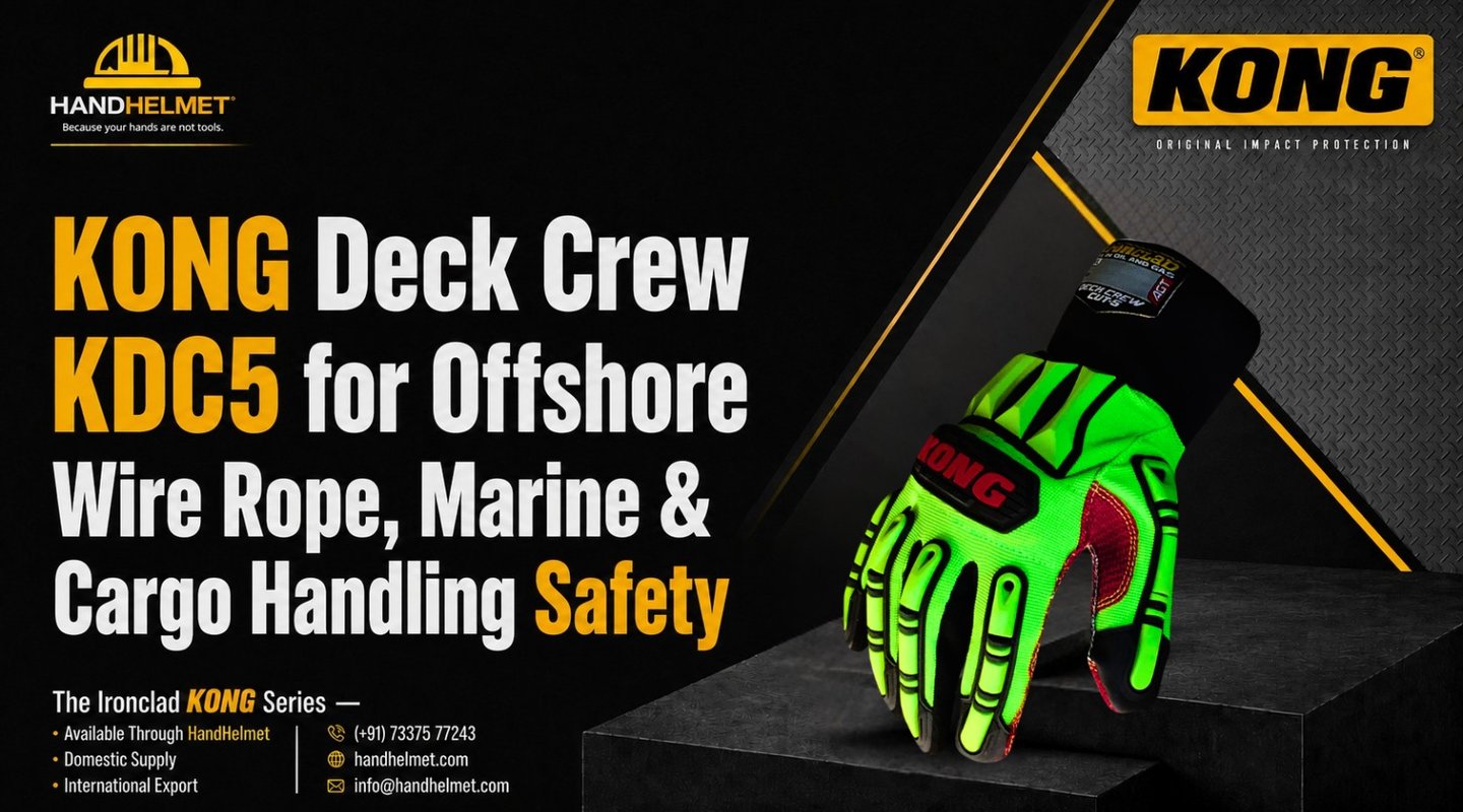 KONG Gloves India: KONG Deck Crew KDC5 for Offshore, Wire Rope and Cargo Handling Operations