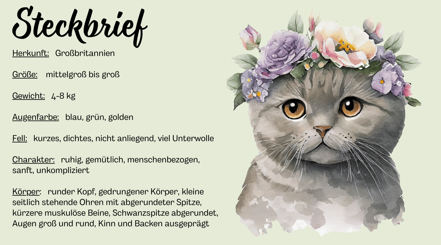 BKR Britisch Kurzhaar Rasse Steckbrief Charakter Aussehen Augen Kitten Nürnberg