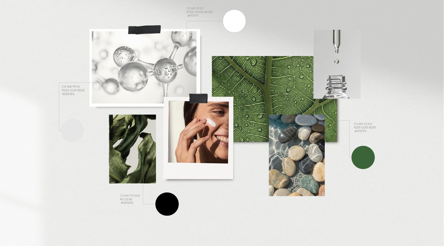 Biovija prekinio ženklo spalvų paletė