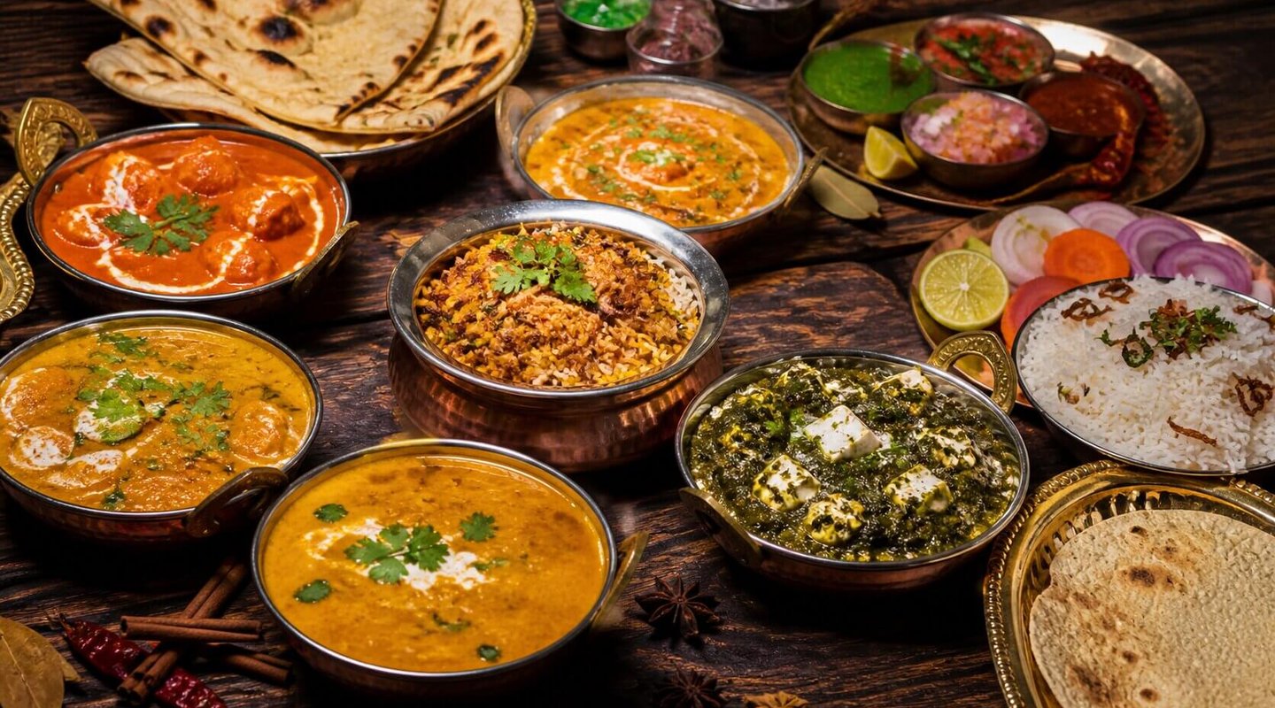 Exquisite Indian food