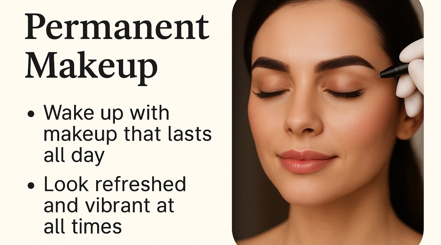 permanent makeup application for long-lasting beauty enhancement at Glam S Beauty.
