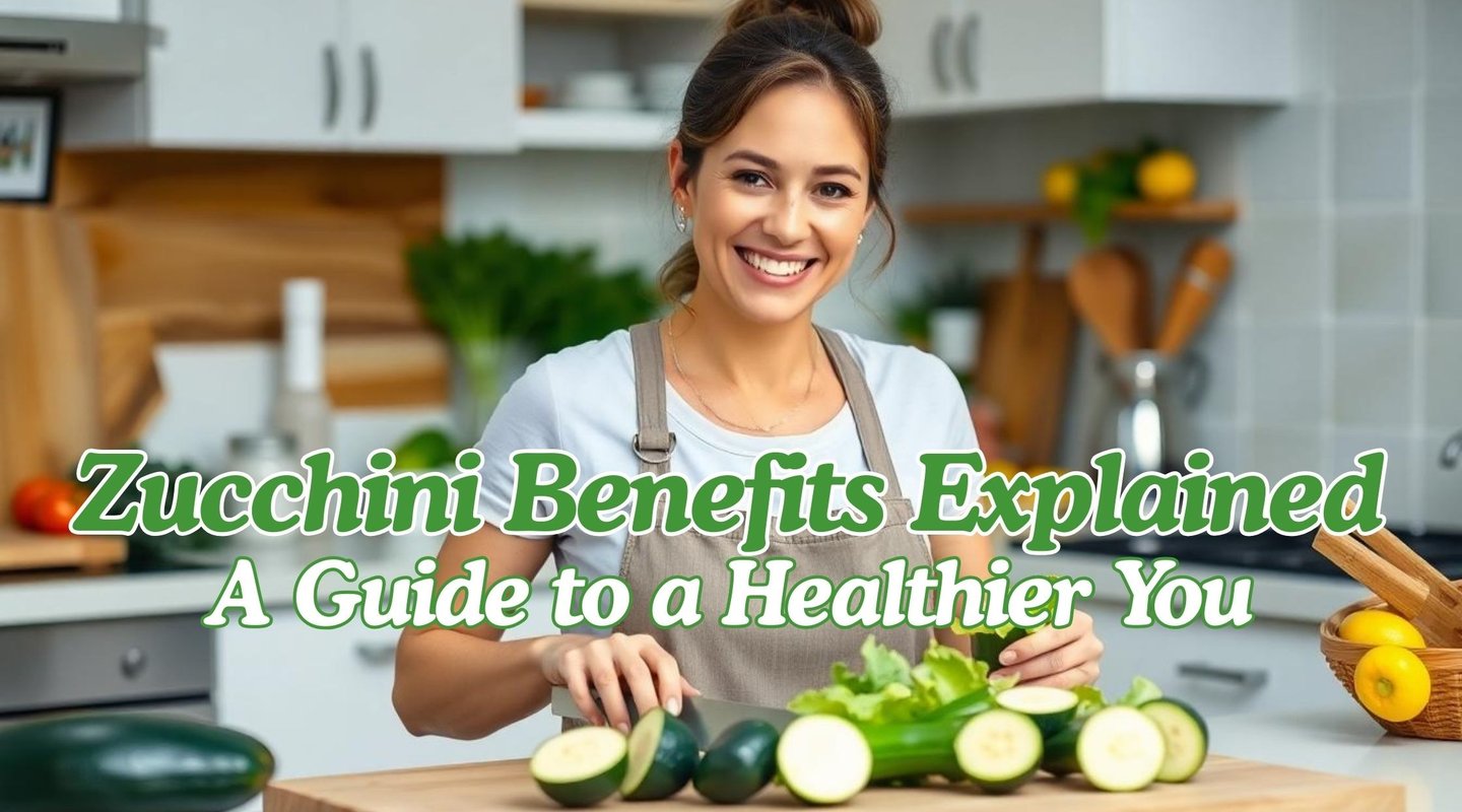 a woman in a apron chopping zucchini