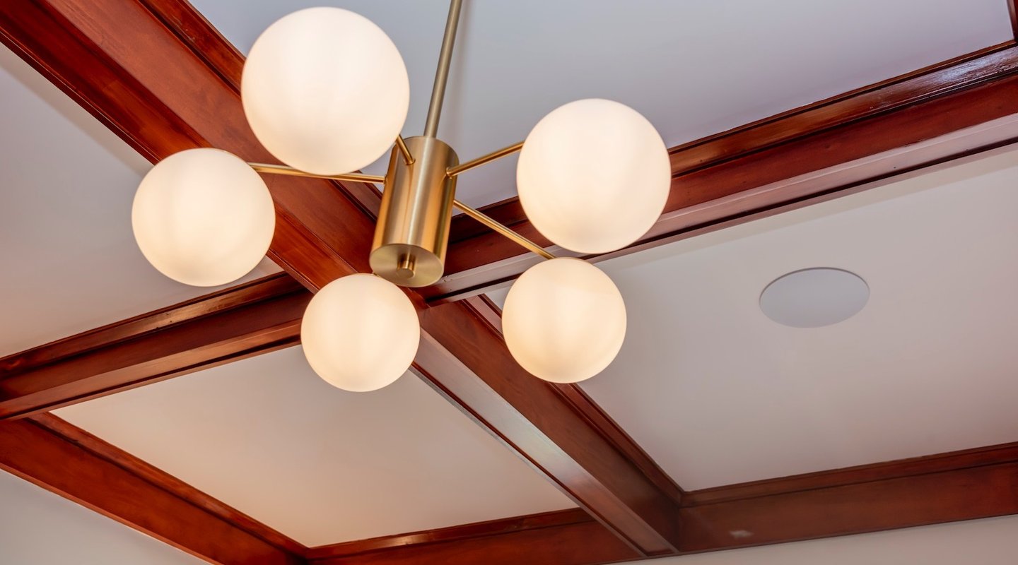 Custom timber ceiling