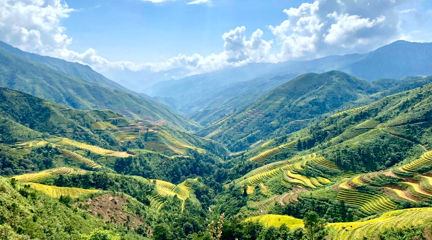 Ta Xua valley panorama