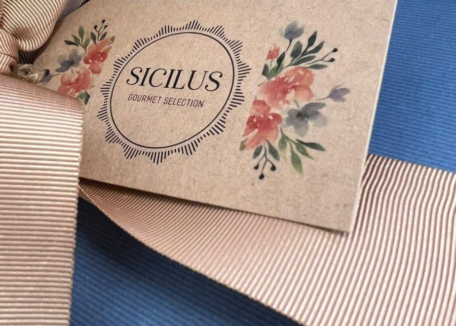 dettaglio cesta di natale sicilus