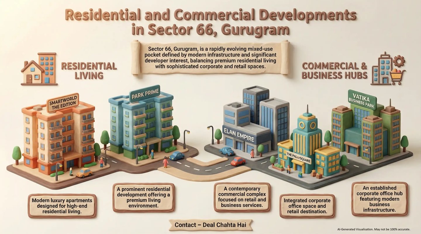 Developments in Sector 66 Gurugram