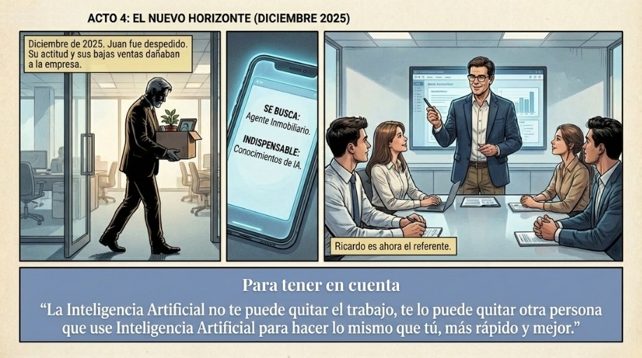 Acto 4 de la historia de Juan y Ricardo