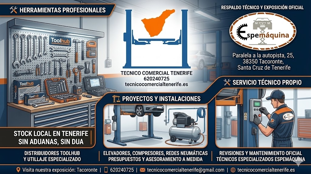 Herramientas para taller Tenerife