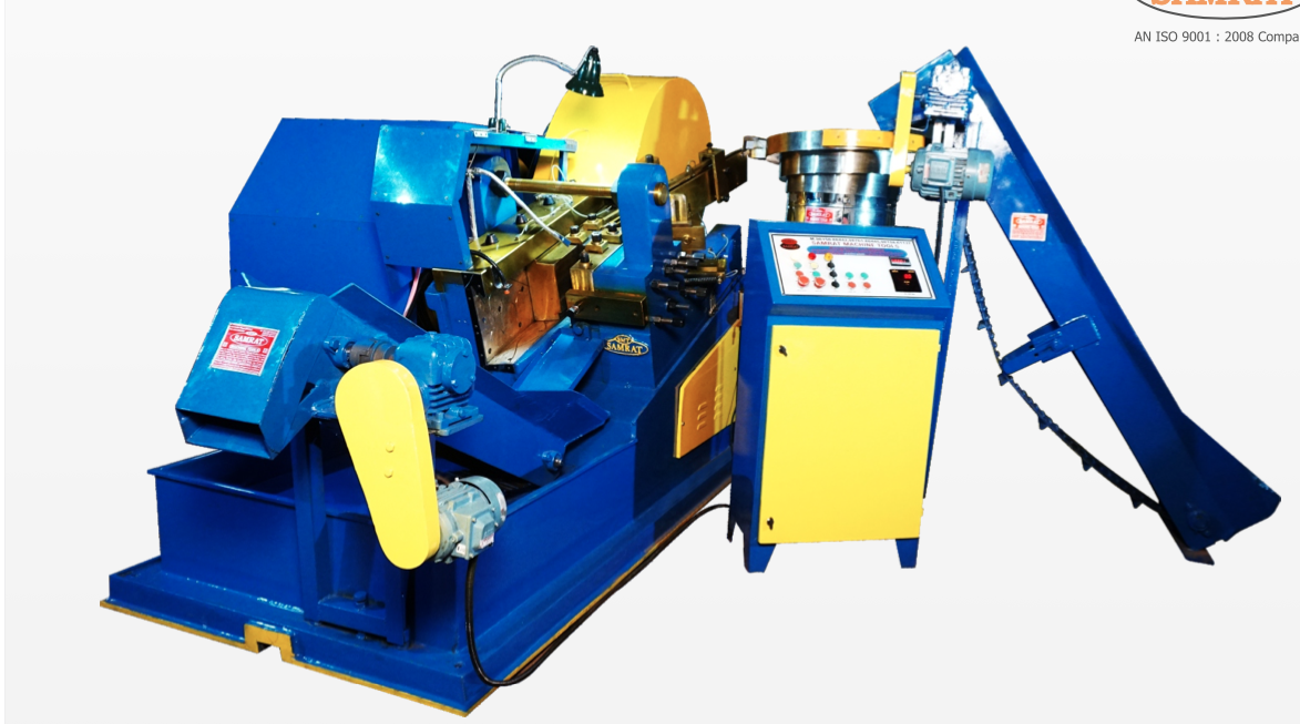 Samrat Machine Tools | nut bolt making machine, nut bolt making machine price in rajkot 