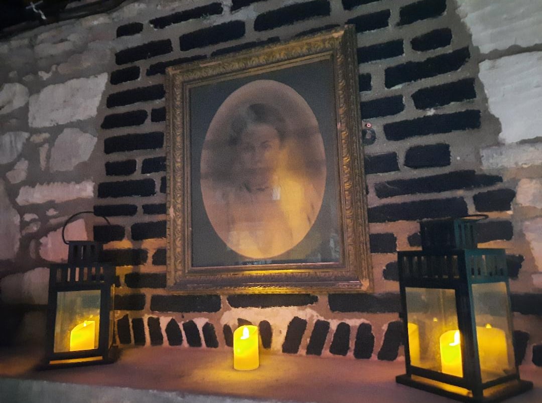 À l'intérieur de la boutique de magie dans la salle d'évasion